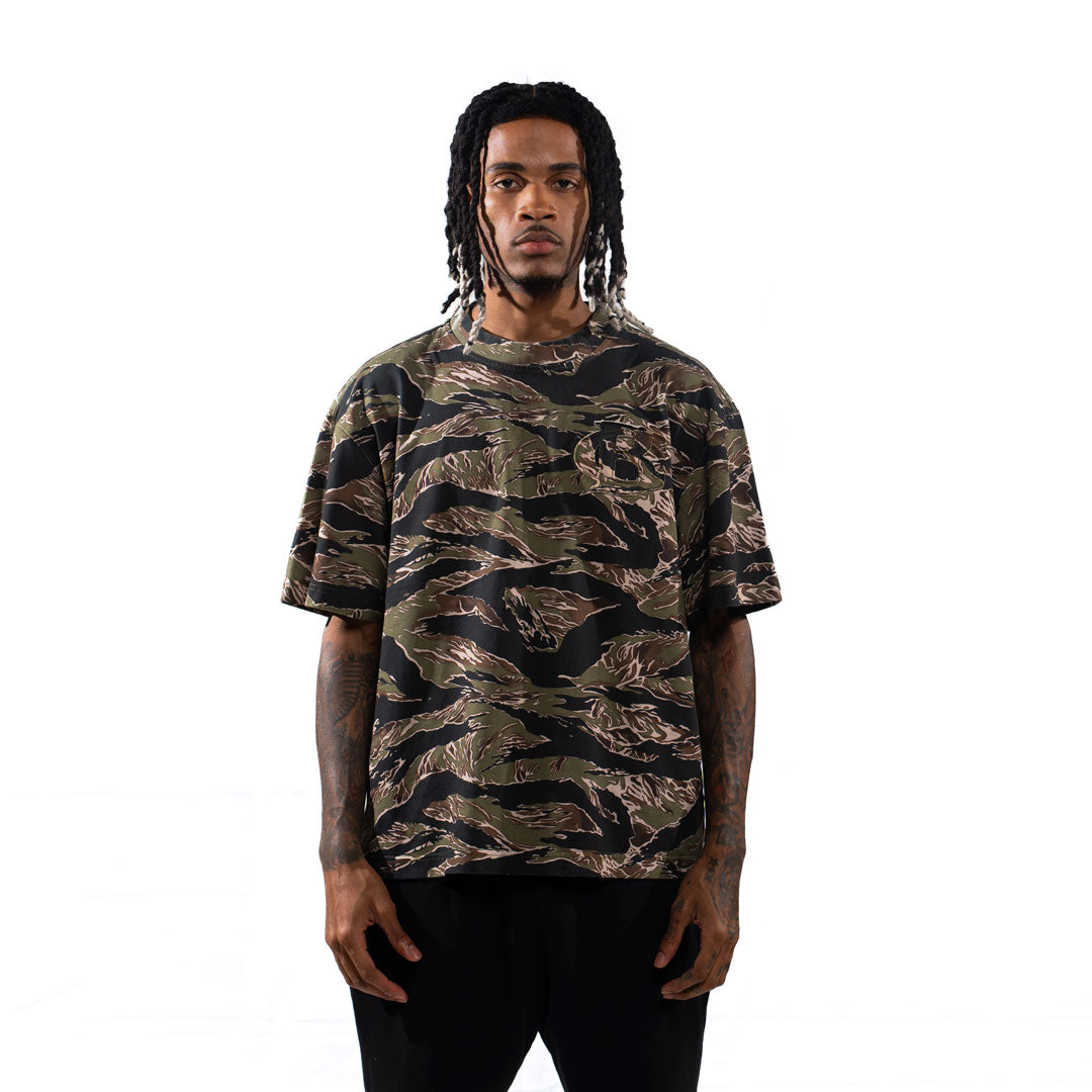 Camiseta Oversize Camuflado | Selva