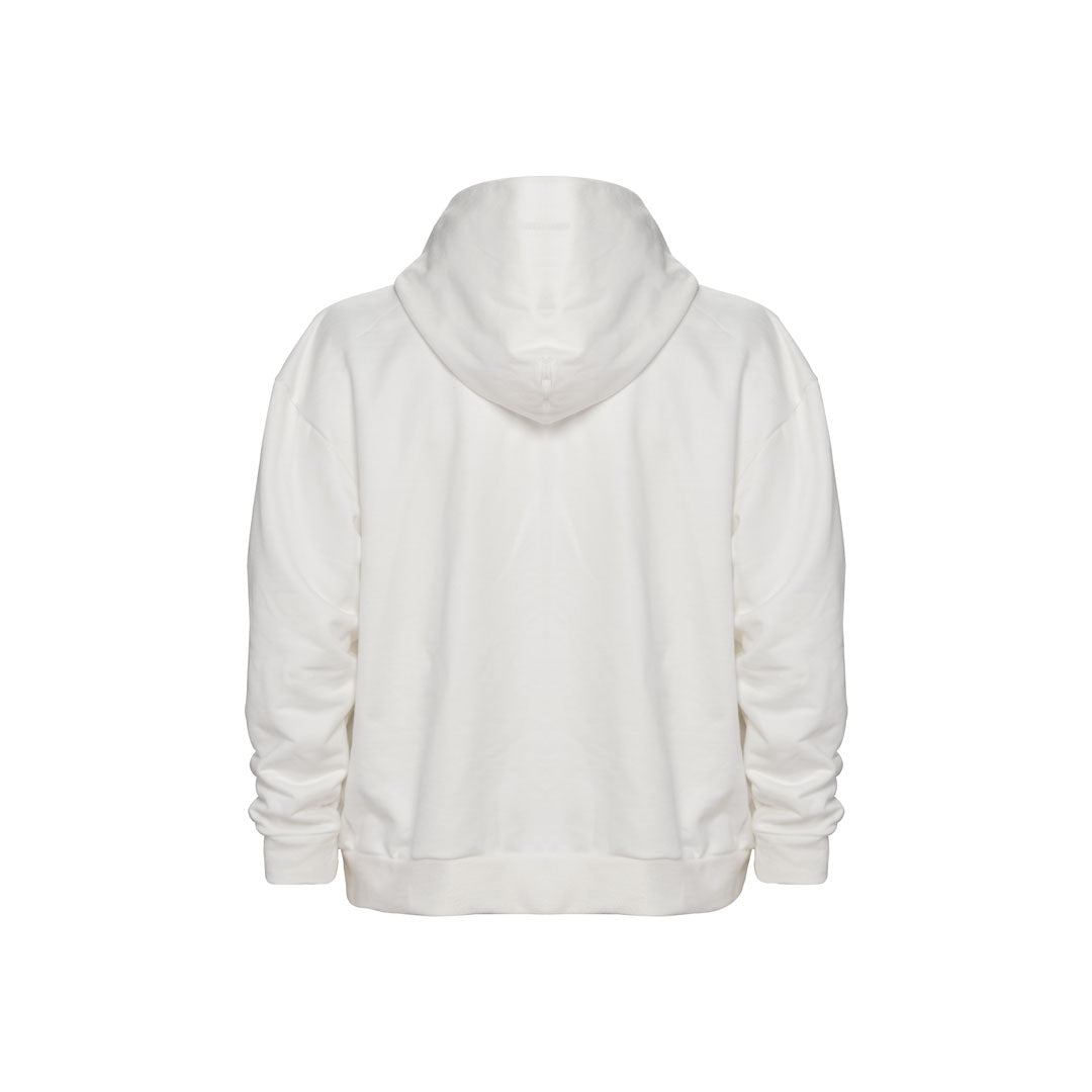 Buzo Hoodie Oversize Ivory | Basics Chrome