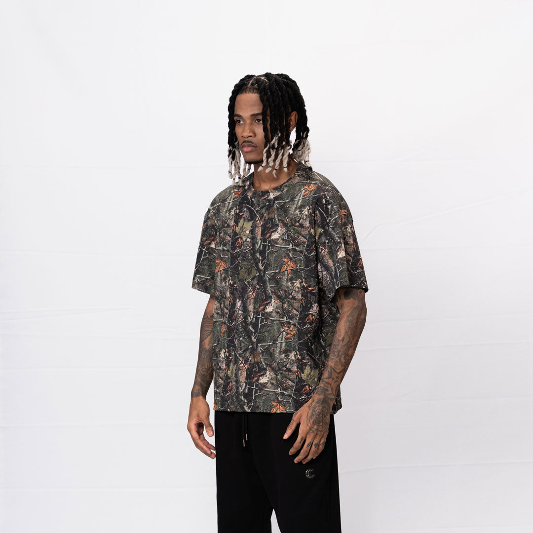 Camiseta Oversize Camuflado Realtree | Bosque