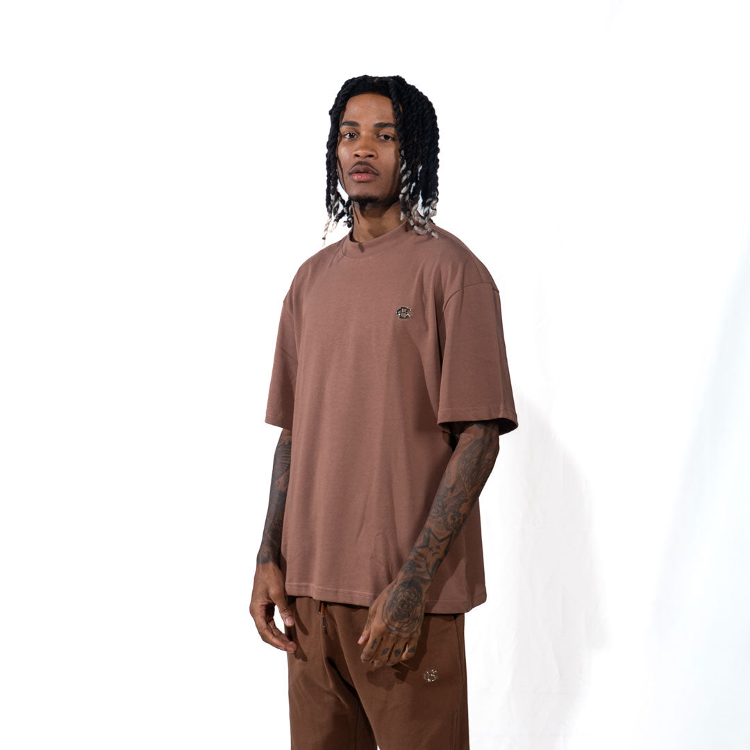 Camiseta Oversize Chocolate | Basics Chrome