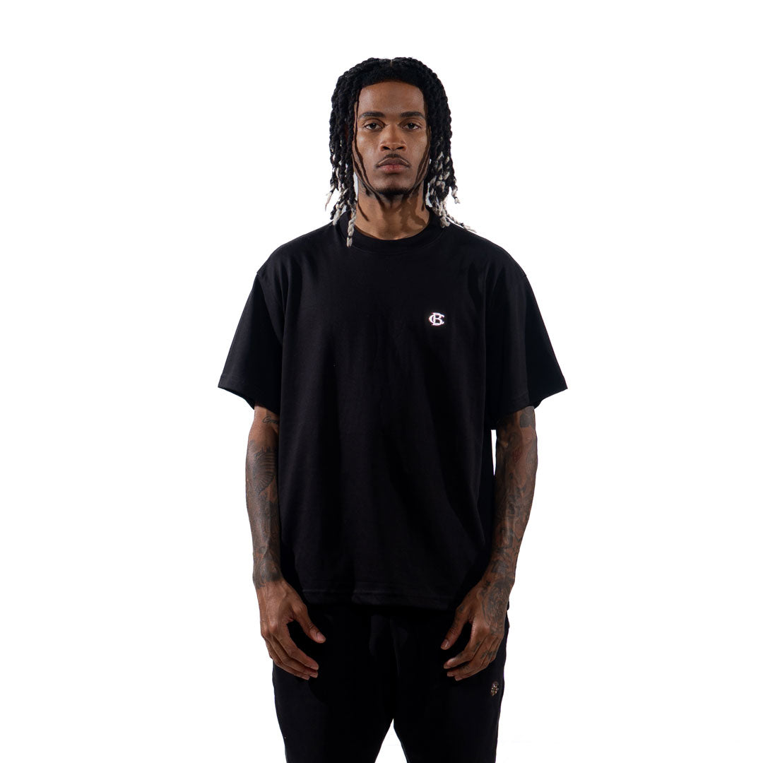 Camiseta Oversize Negra | Basics Chrome
