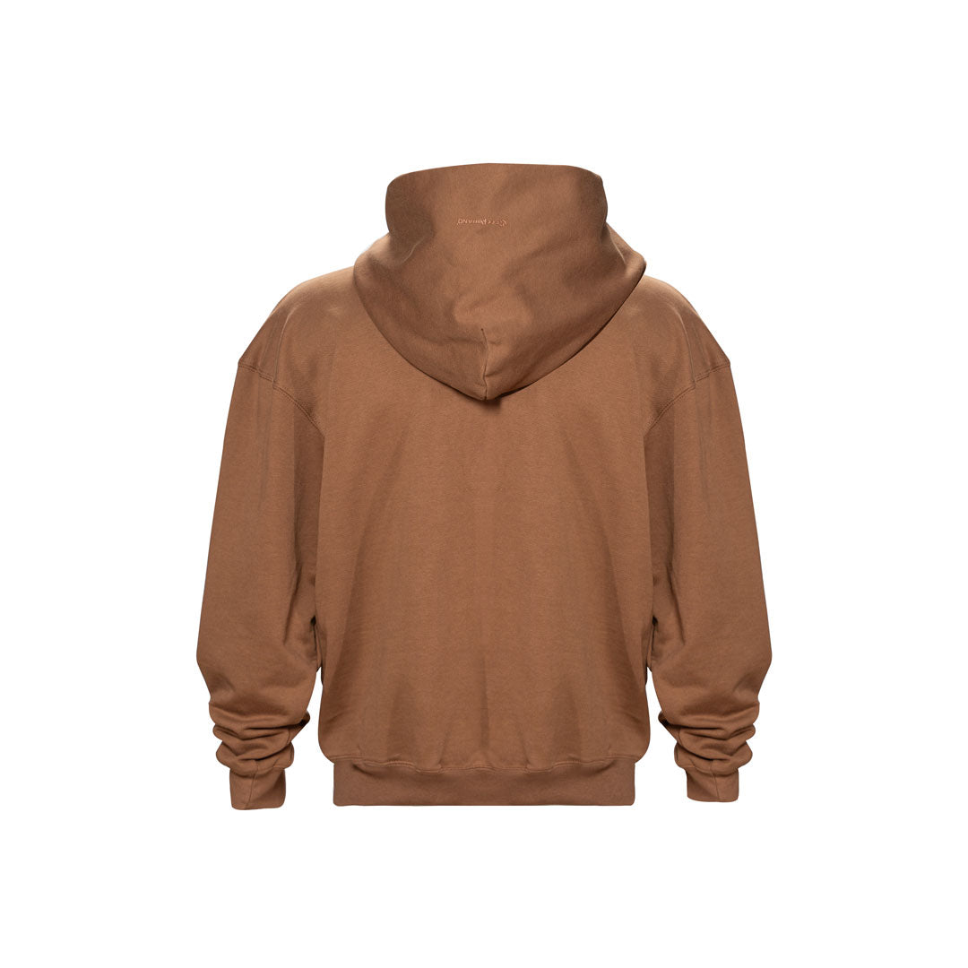 Buzo Hoodie Oversize Chocolate | Basics Chrome