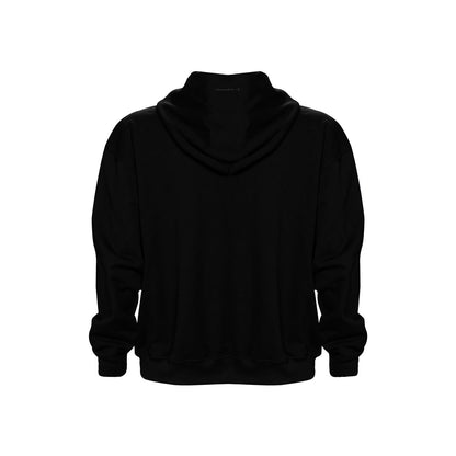 Buzo Hoodie Oversize Negro | Basics Chrome