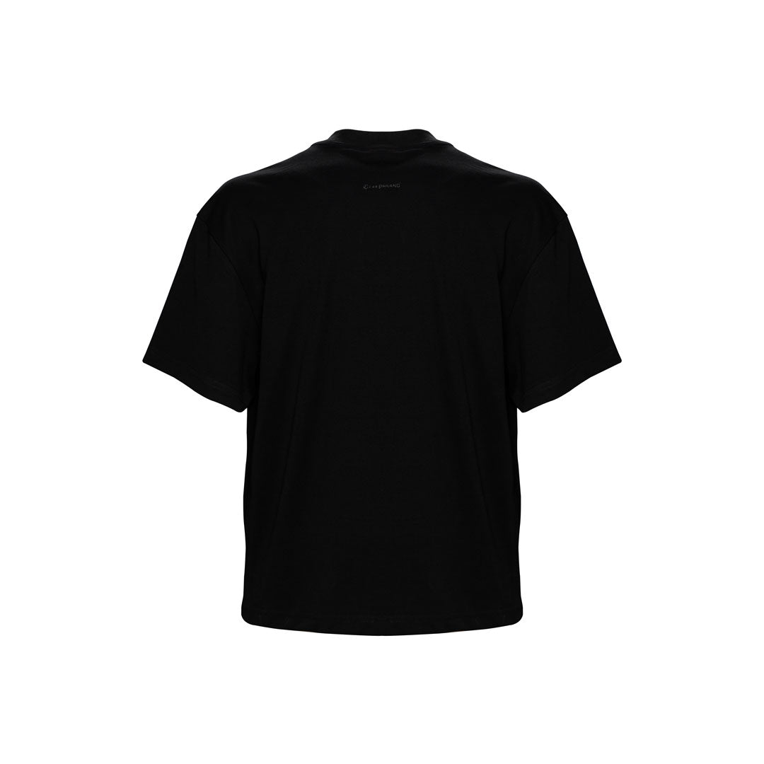Camiseta Oversize Negra | Basics Chrome