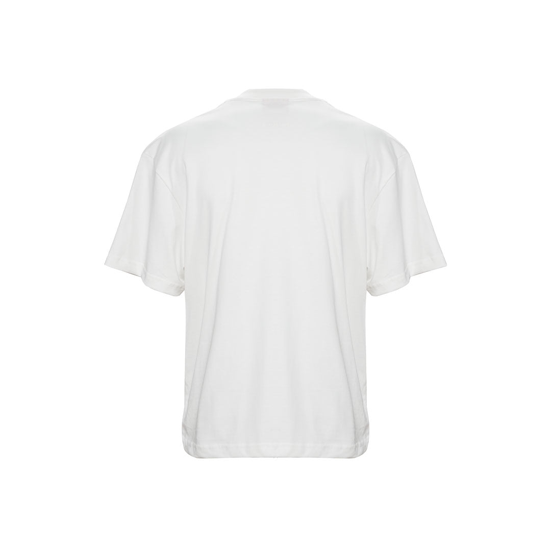 Camiseta Oversize Ivory | Basics Chrome