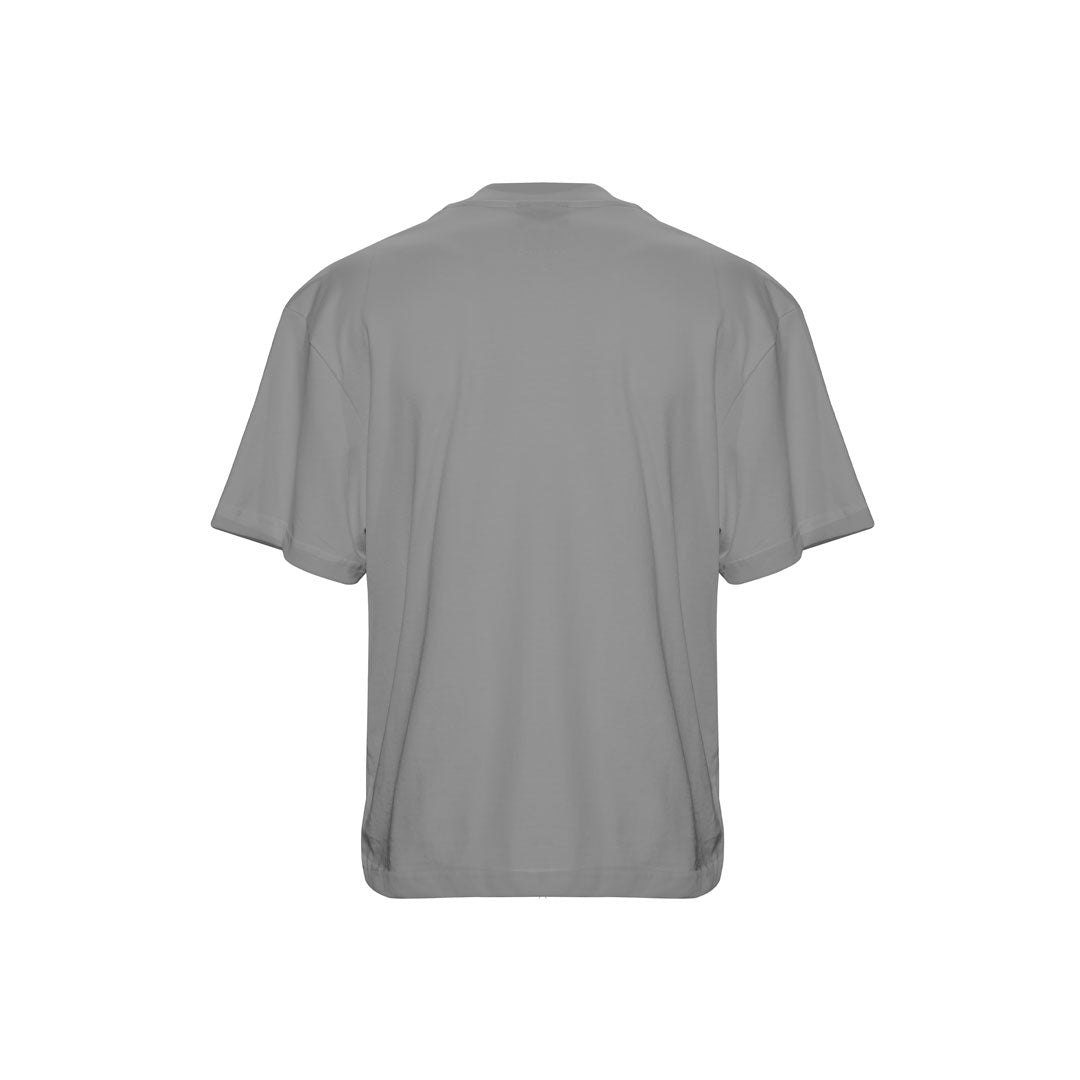 Camiseta Oversize Gris Basics Chrome