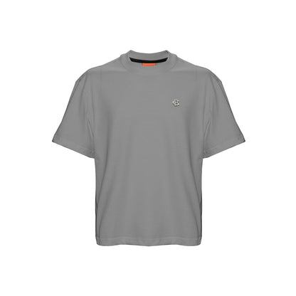 Camiseta Oversize Gris Basics Chrome