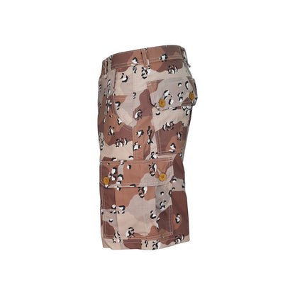 Bermuda cargo camuflada Lateral, Colección Sahara de Creep Brand.