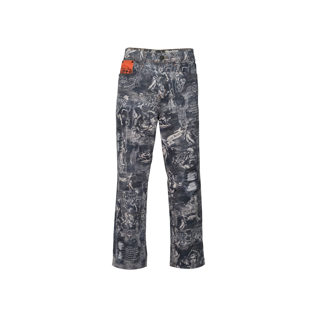 Jean Streetwear Índigo Corte Recto | Reliquies