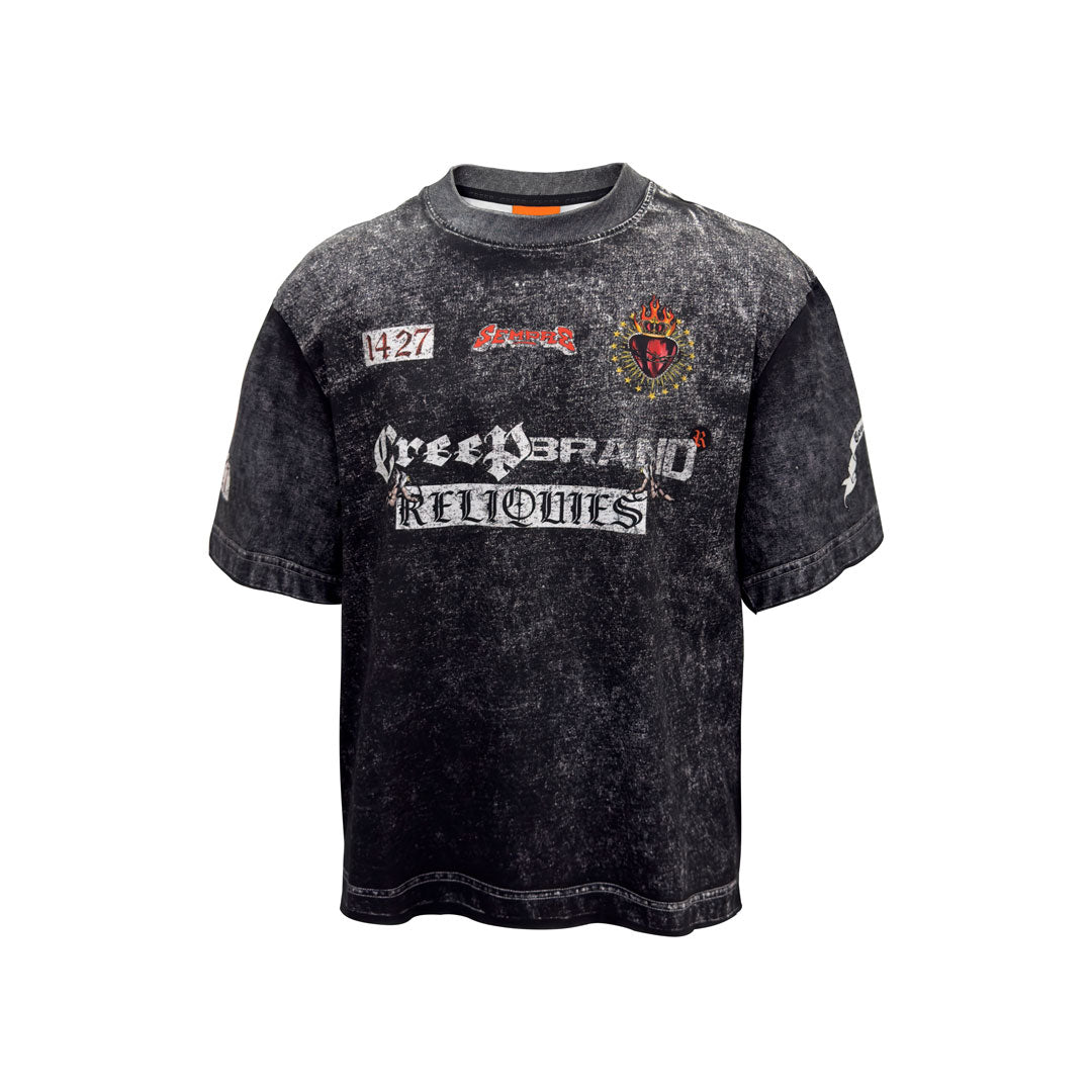 Camiseta Oversize Noir | Reliquies Collection